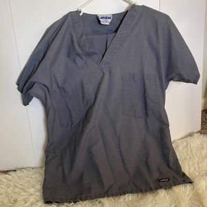 Landau Scrub Top with XS Tall Urbane scrub pants